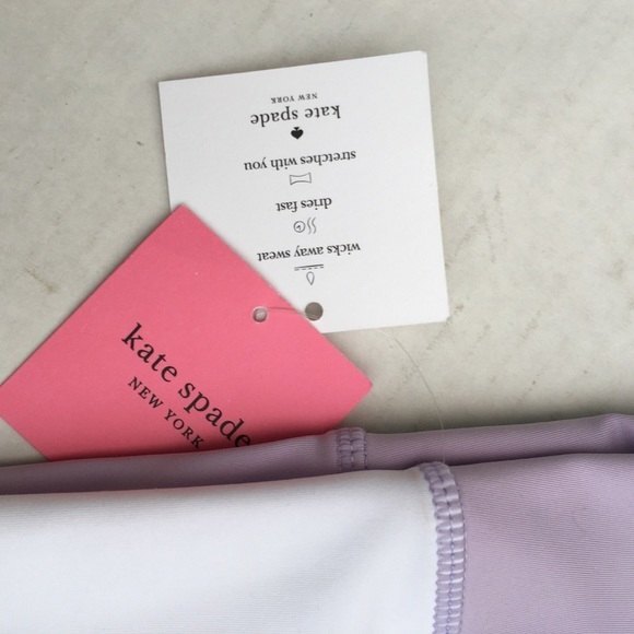 Kate Spade Color Spliced Legging Frozen Lilac NWT - Picture 5 of 13